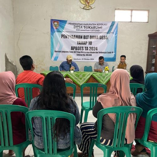 Penyerahan BLT Dana Desa